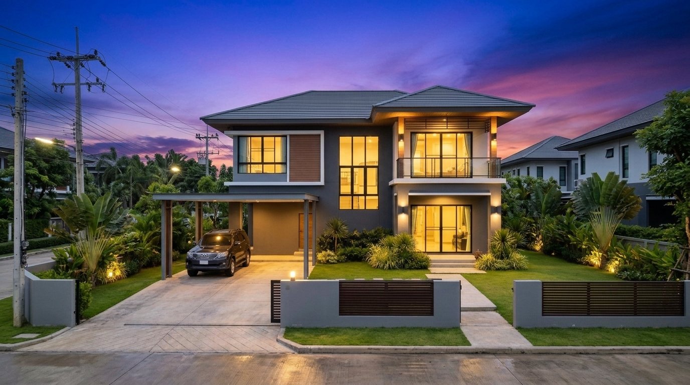 🌅 AFTER (Virtual Twilight เปิดไฟบ้านยามพลบค่ำ)